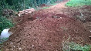 Reforma ponte do mumbach com tubos de 1,5m