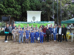 Campanha contou com o apoio do grupo de Escoteiros Guardiões da Nascente