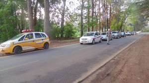 Ação foi acompanhada pela Polícia Rodoviária 