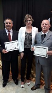 Prefeita Teodora prestigiou a Diplomação de Armando Roos e Pedro Paulo Falcão da Rosa 