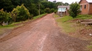 Laminação Rua Emilio Henrique Lange no Bairro Solano