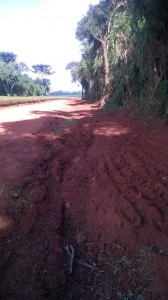 Alargamento da estrada geral de Bom Sucesso